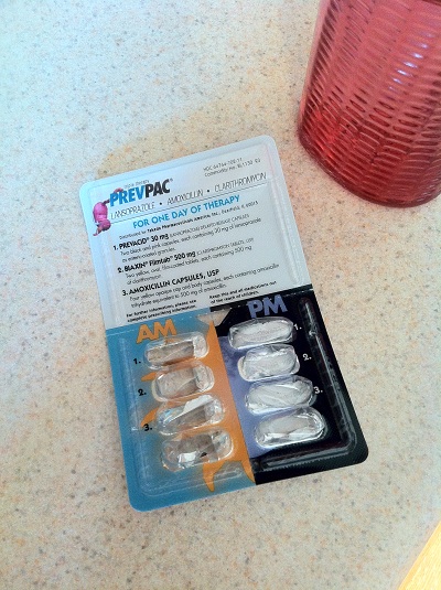 PrevPac H. pylori antibiotic treatment