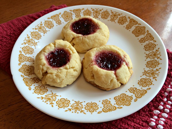 Blackberry Lemon Thumbprint Cookies