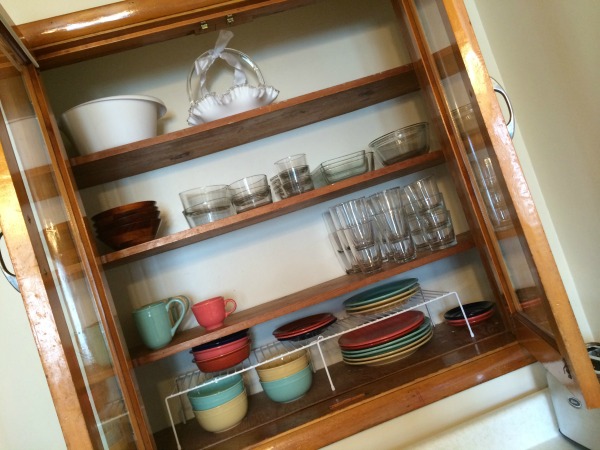 This has been the extent of my decorating. You know... matching up plates, bowls, and mugs ;)