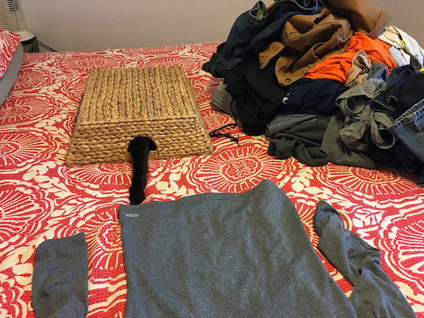 trying-to-fold-laundry