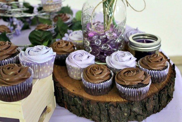 rustic wedding cupcakes