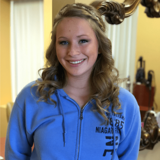 Wedding hair half up half down