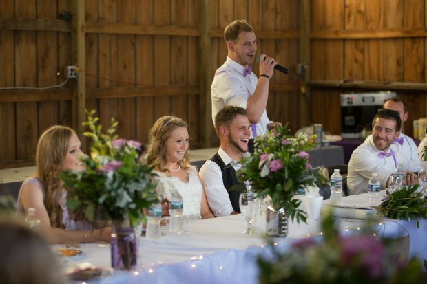 Wedding reception speech