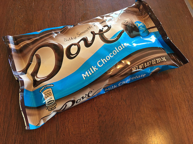 Dove milk chocolates