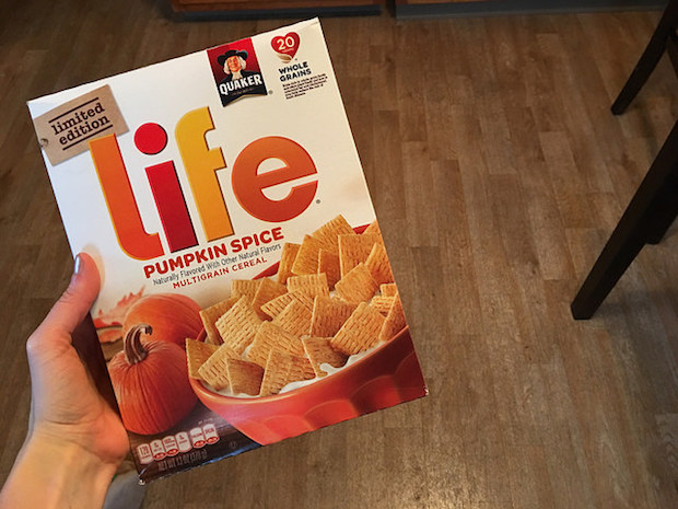 Pumpkin Spice Life Cereal limited edition
