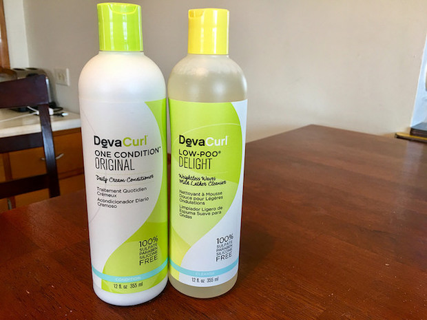 DevaCurl shampoo and conditioner