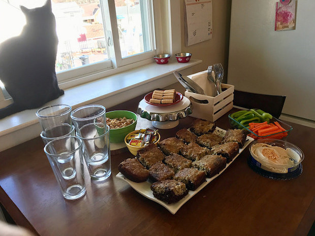 Black bottom banana bars