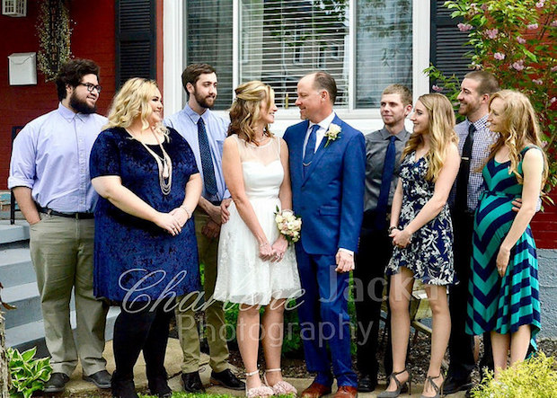 Family wedding photo in Pittsburgh, PA