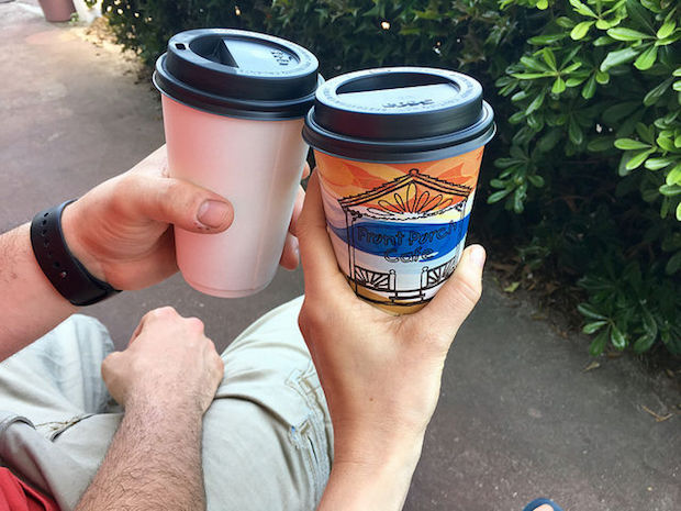 Coffee from Front Porch Cafe in Outer Banks North Carolina