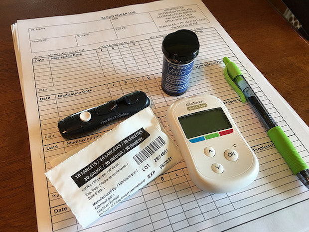 Blood suagr testing for gestational diabetes