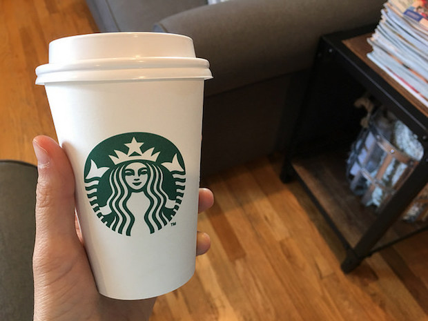 Starbucks vanilla latte