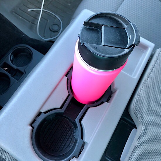 Flamingo pink hydroflask water bottle