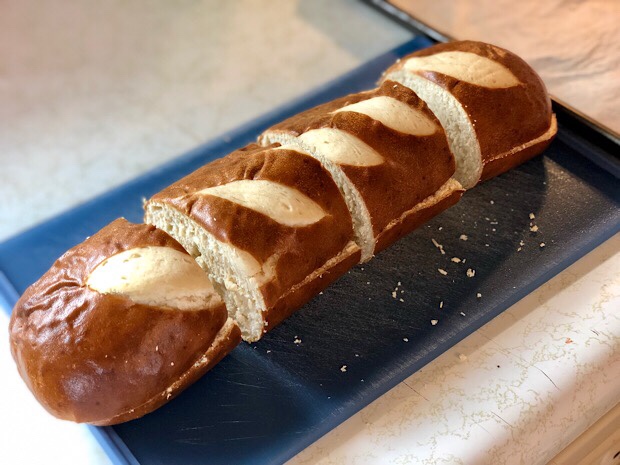 Pretzel bread