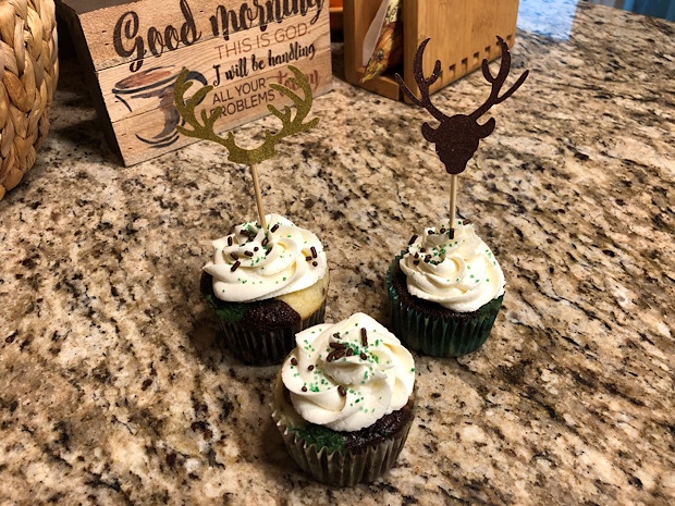 Camo hunting cupcakes