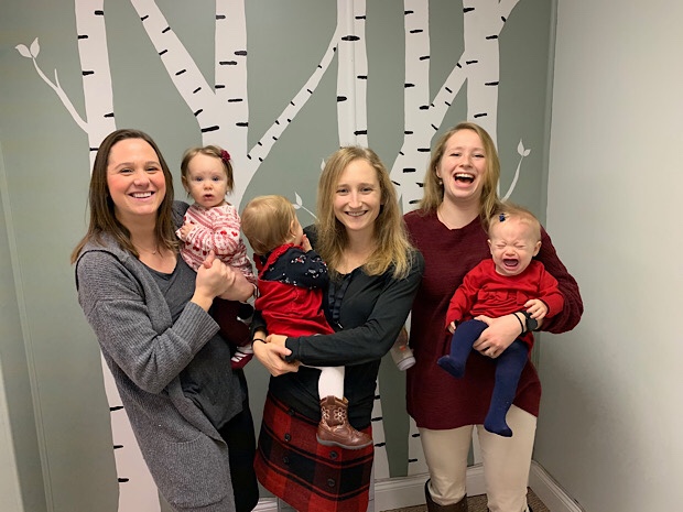 Girls with daughters