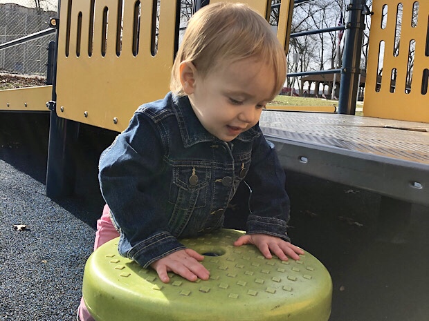 Baby at playground