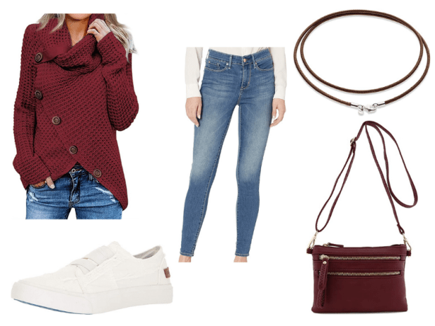 Modest Fall outfit from Amazon