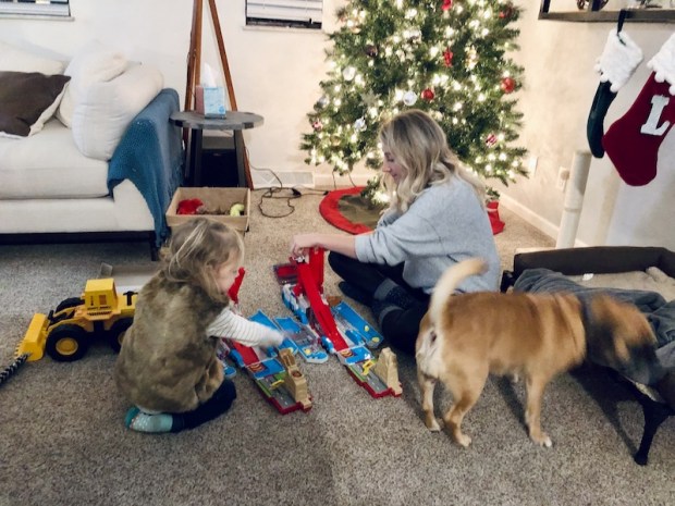 Playing with Paw Patrol True Metal truck