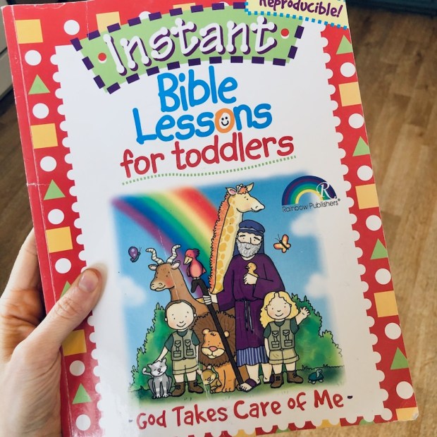 Bible lessons for toddlers book