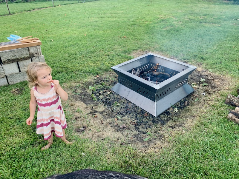 Steel fire pit