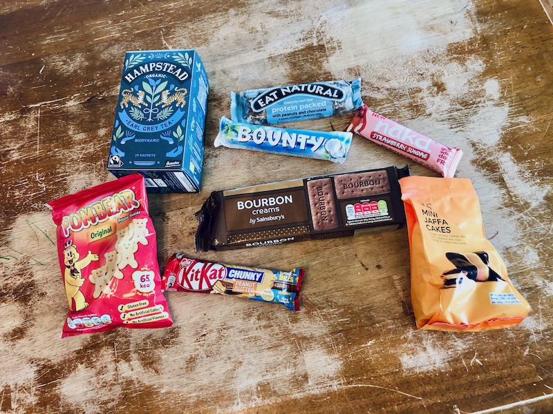 Snacks from the UK
