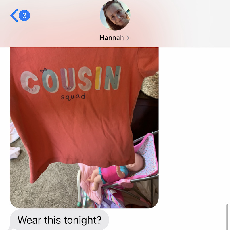 Carter's Cousin Squad T-shirt