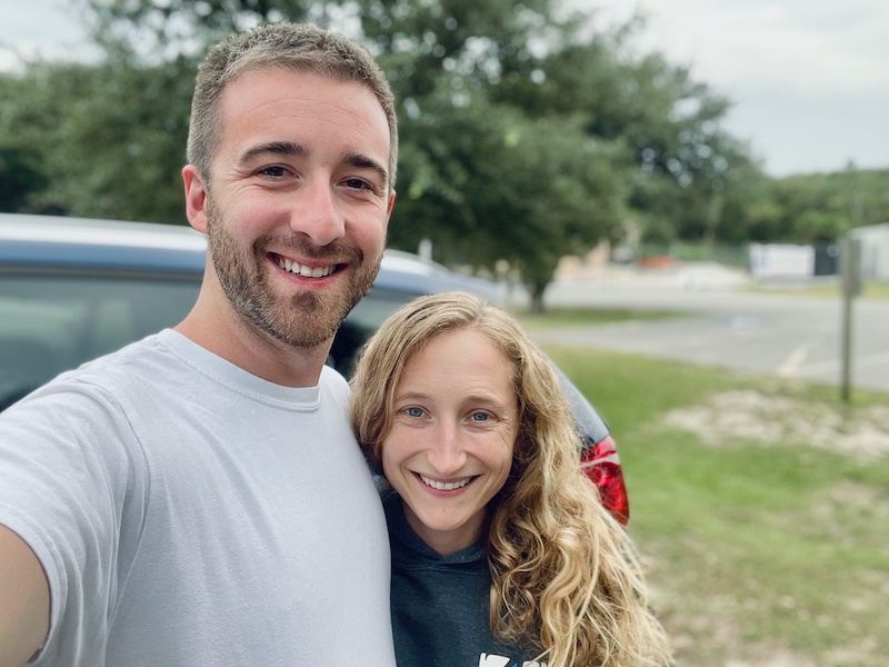 Husband and wife selfie