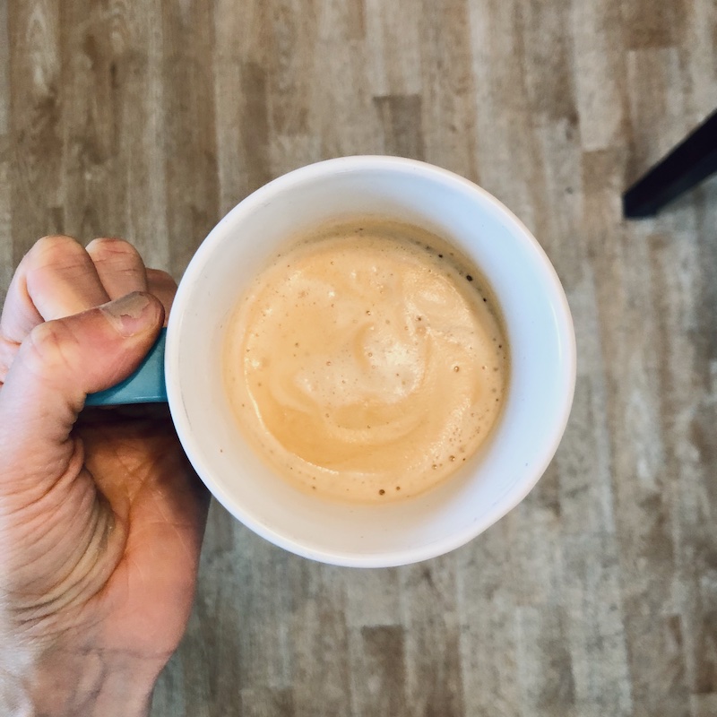 Coffee from Nespresso coffee machine