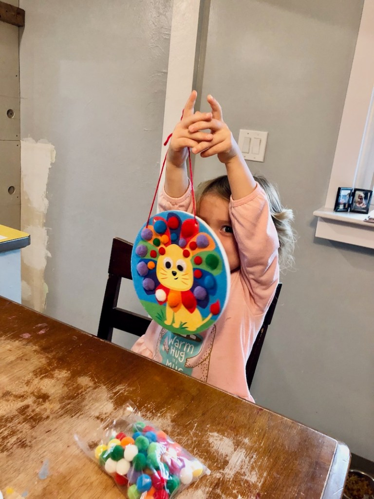 Pom pom pictures craft