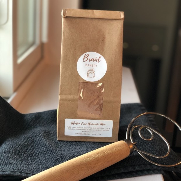 Gluten Free Brownie Mix on Etsy by Braid Bakery shop