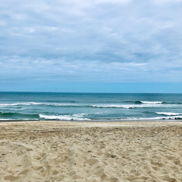 Atlantic Ocean by the Outer Banks in North Carolina