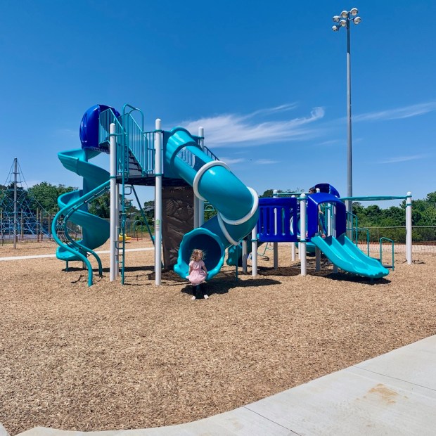 Toddler at park in Kill Devil Hills, NC