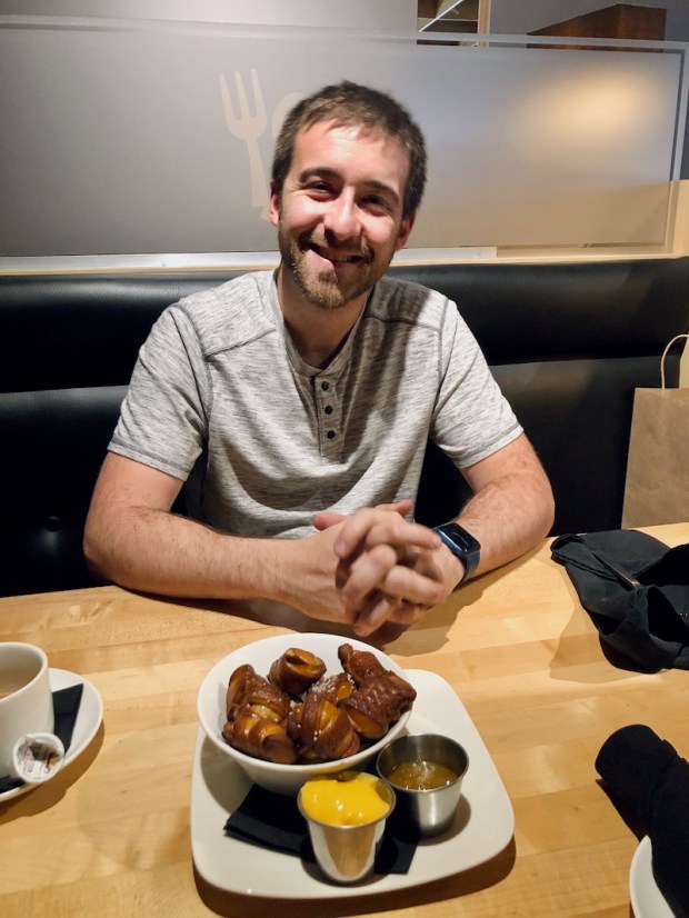 Pretzel bites from Walnut Grill