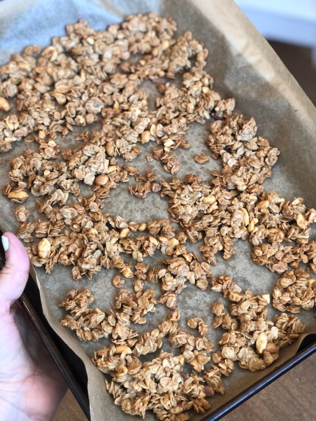 Peanut butter granola