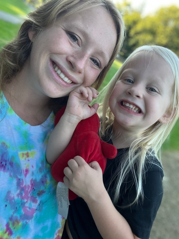 Mom and three year old daughter