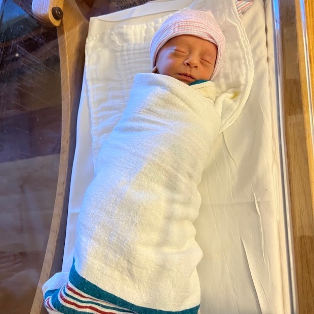 Growth restricted baby at four pounds in the hospital