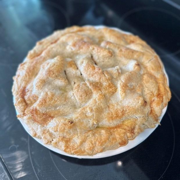 Homemade apple pie