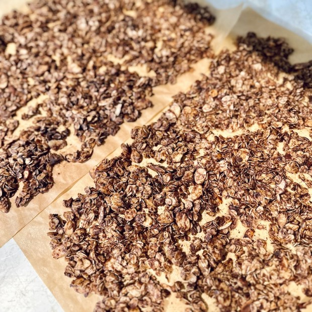 Chocolate espresso granola