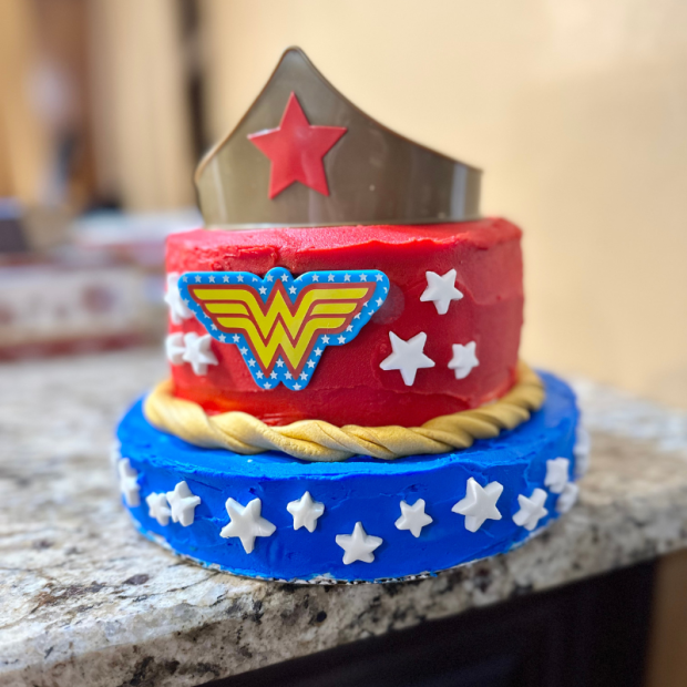 Wonder Woman birthday cake