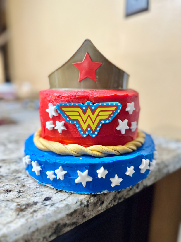 Wonder Woman Birthday Cake