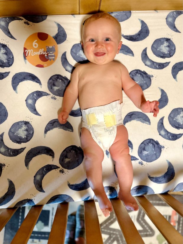 Six month old baby boy