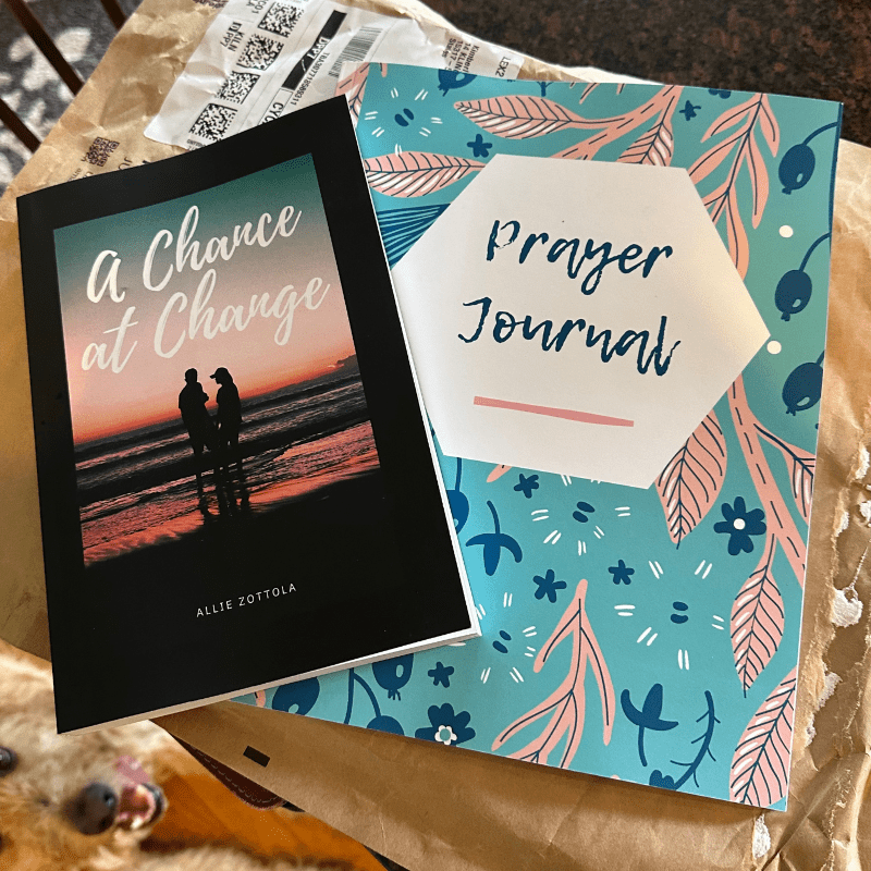 Prayer journal and novel by Allie Zottola