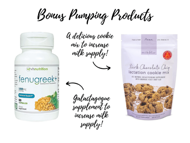 Bonus pumping products graphic