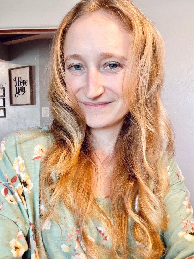 Girl with hair and makeup done