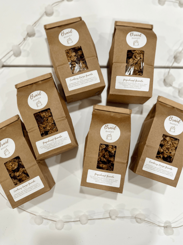 Gingerbread and Cranberry Orange Granola