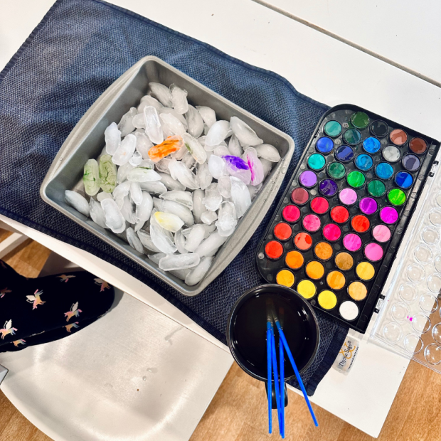 Painting ice activity