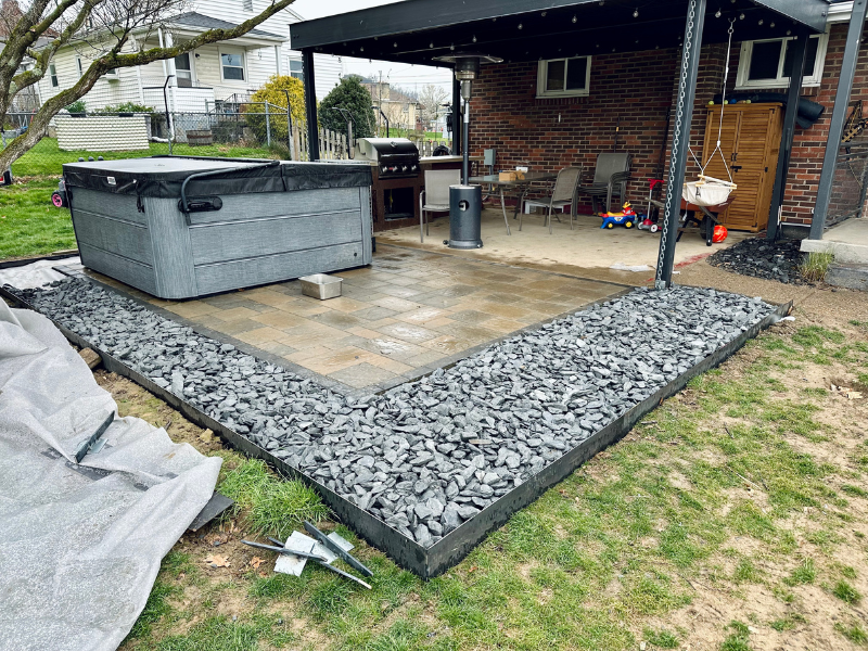 Backyard rock project