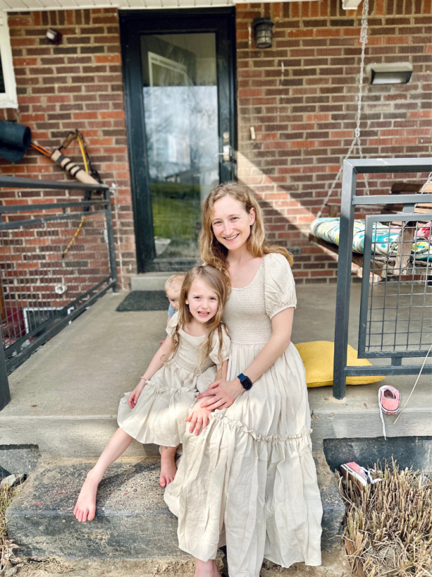 Mom and daughter matching