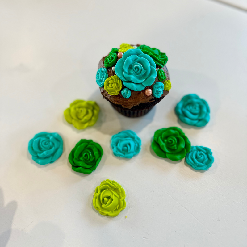 Succulent cupcake