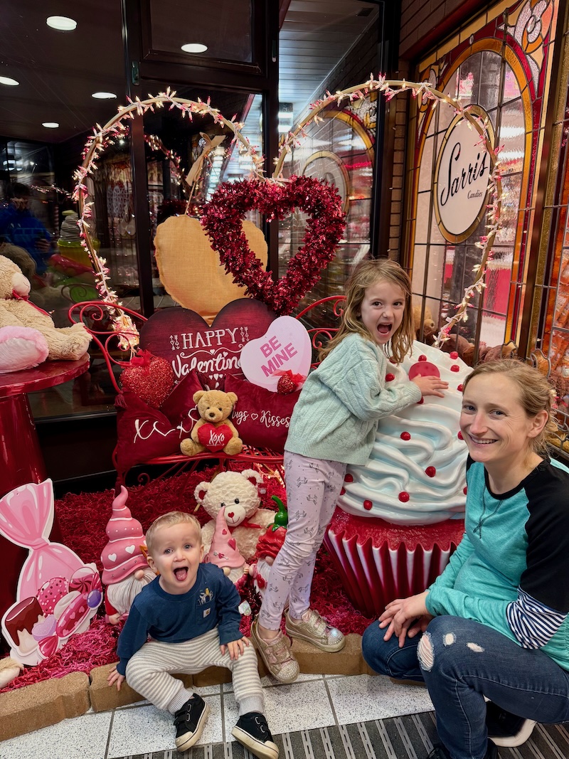 Sarris Candies Valentine's Day decor